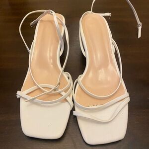 White Strappy Women's Sandals
